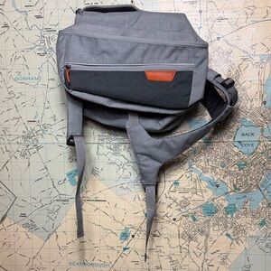 Ruffwear Approach Dog’s Hiking Backpack & Harness, Medium, Unused, Gray, Orange